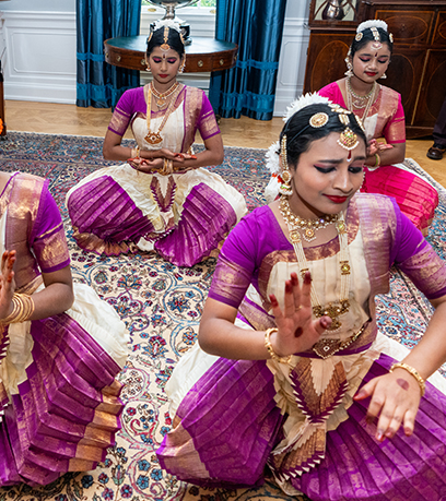 members of the Thapasya School of Dance.